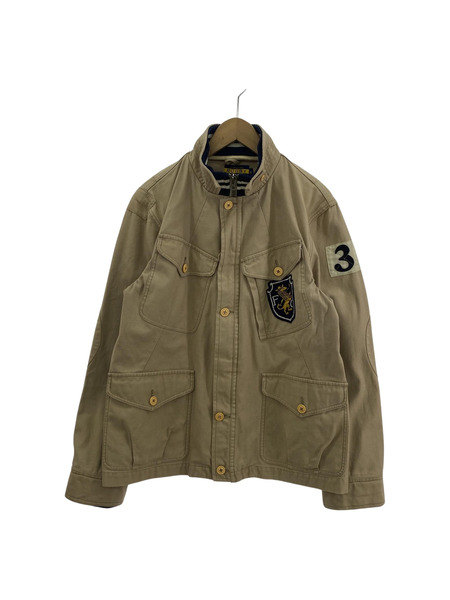 POLO RALPH LAUREN RUGBY ミリタリージャケット ベージュ (S)