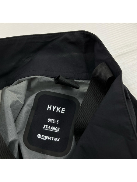 HYKE 21SS PARTEX ミリタリーコート XXL ブラック