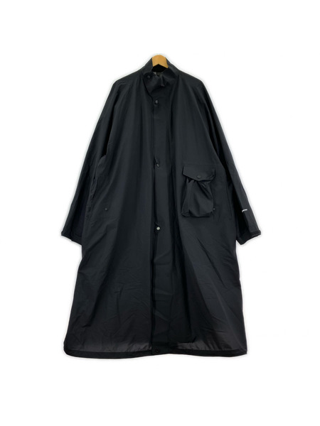 HYKE 21SS PARTEX ミリタリーコート XXL ブラック