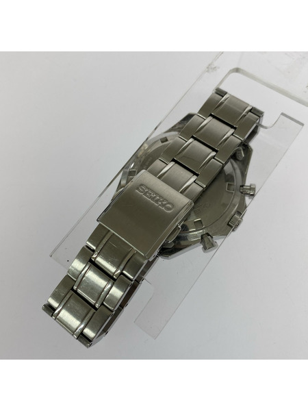 SEIKO メンズ時計 クロノグラフ クォーツ 黒銀