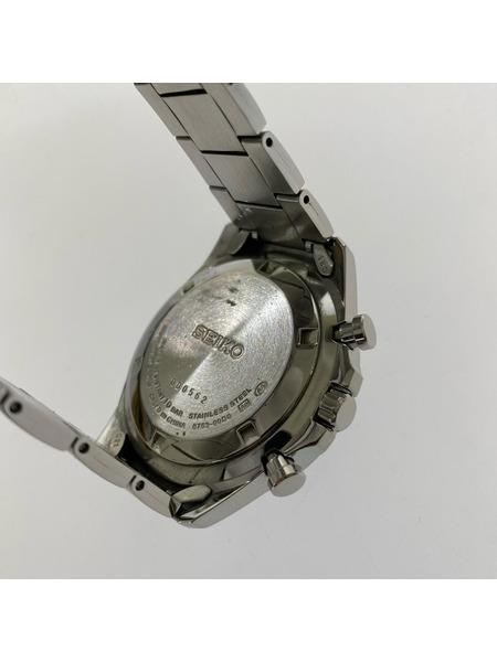 SEIKO メンズ時計 クロノグラフ クォーツ 黒銀