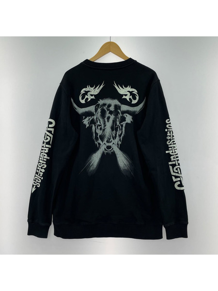 GIVENCHY Taurus printed slim sweatshirt プリントスウェット M 黒