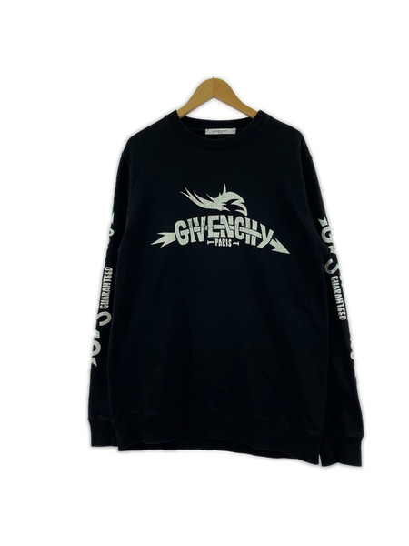 GIVENCHY Taurus printed slim sweatshirt プリントスウェット M 黒