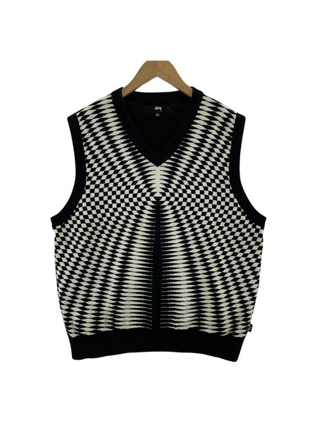 宅送] ベスト stussy vest check psychedelic ベスト - demironip.com