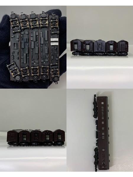 六半 T036-2 Zゲージ 1号編成 お召し列車 初期仕様 5両セット 開封品 ロクハン 1/220 6.5mm 鉄道模型 Z-GAUGE