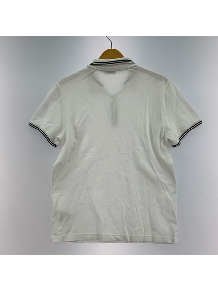 MONCLER ポロシャツ MAGLIA POLO MANICA CORTA 白 M