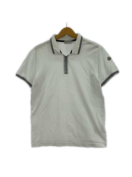MONCLER ポロシャツ MAGLIA POLO MANICA CORTA 白 M