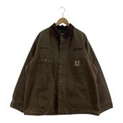 Carhartt ダック地 USA製 チョアコートC02 CHT 茶