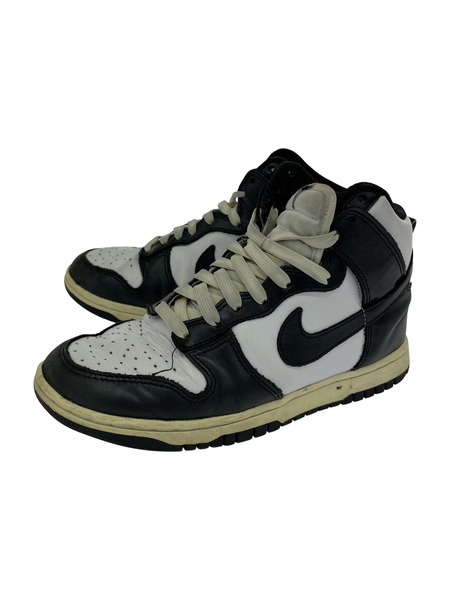 NIKE WMNS Dunk High Vintage Black 23.0cm