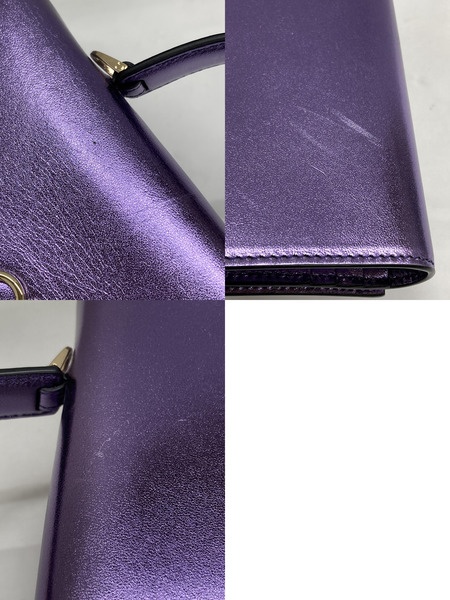 S.Ferragamo 2WAY バッグ パープル