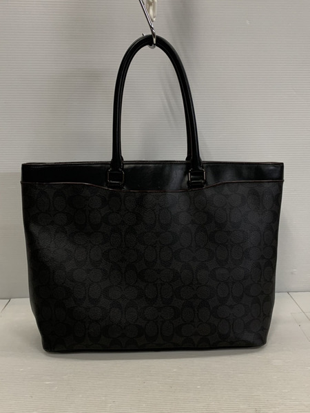 トートバッグ COACH シグネチャー レザートートバッグ