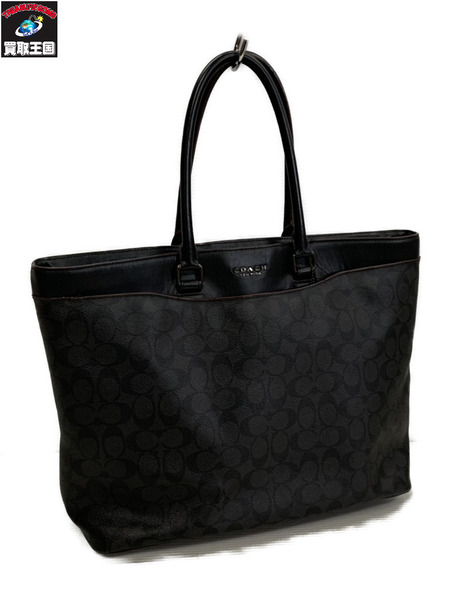トートバッグ COACH シグネチャー レザートートバッグ