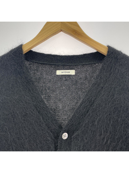 INTERIM 50'S KID MOHAIR CARDIGAN キッドモヘアカーディガン 5 黒