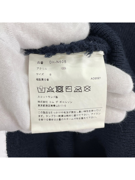 COMME des GARCONS×Lochaven Of Scotland 21AW Vネックジップ S