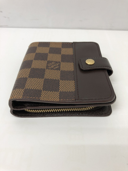 LV コンパクトジップ ダミエ・エベヌ