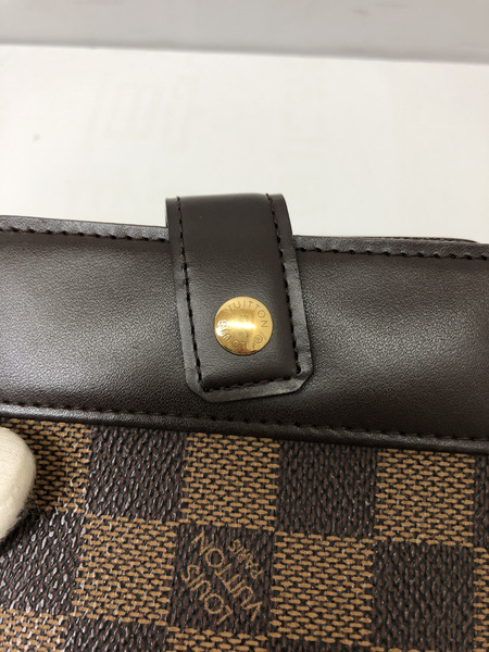 LV コンパクトジップ ダミエ・エベヌ