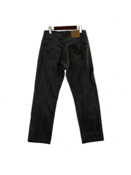 Levi's デニム・ジーンズ 90s USA製 501 サルファブラック デニムパンツ(32)[値下]