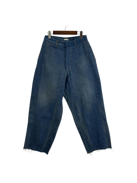 SEEALL 22AW RECONSTRUTED SUPER BUGGY SLACKS DENIM 再構築デニム[値下]