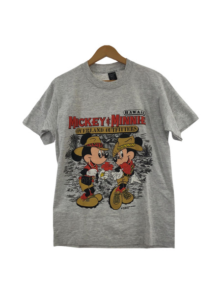 80s/SHERRYS/USA製/ミッキーミニーTシャツ(M）