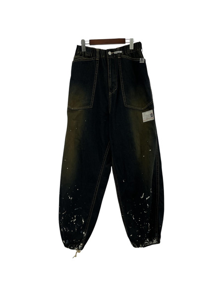 MAISON MIHARA YASUHIRO Painted Denim Baker Pants