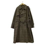 stein 21AW OVERSIZED OVERLAPPED TRENCH COAT