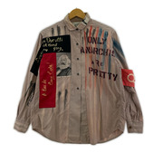 PEEL&LIFT CHAOS腕章 アナーキーシャツ M 総柄