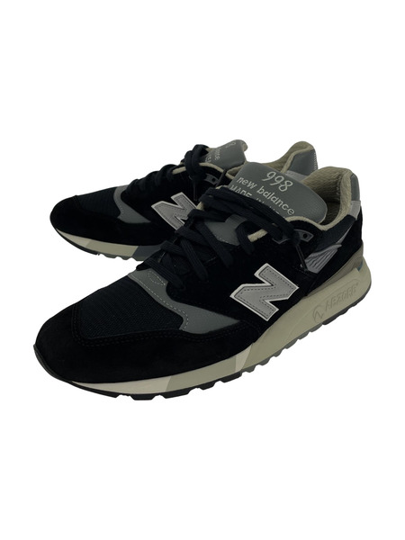 NEW BALANCE U998BL ローカットスニーカー BLK（27.5）