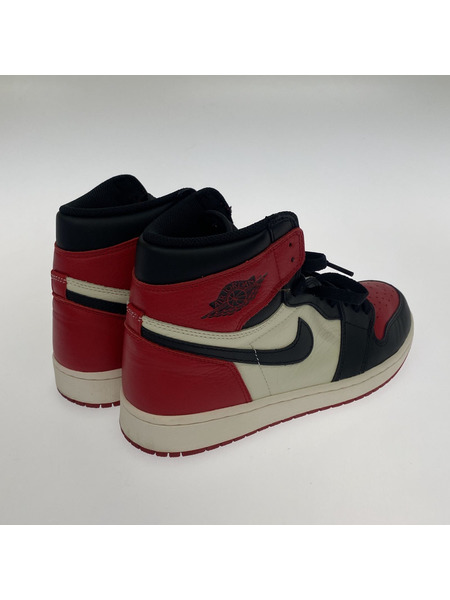 NIKE Air Jordan 1 Retro High OG Bred Toe 26.5cm 555088-610