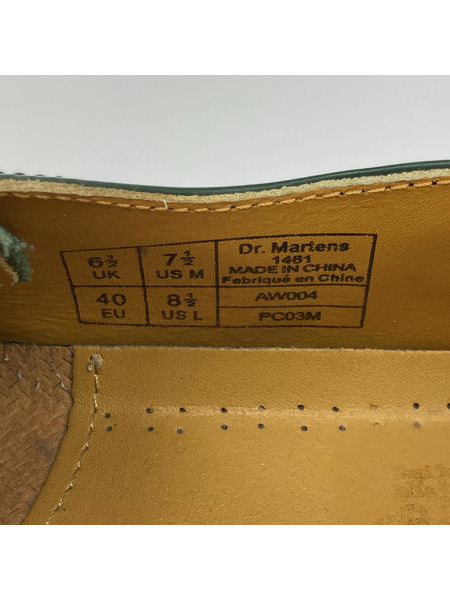 Dr.Martens 3ホール レザーロカットスニーカー UK61/2