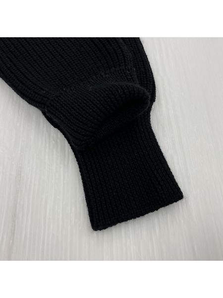 Ron Herman TEN ハイネックリブニット/BLK/XS