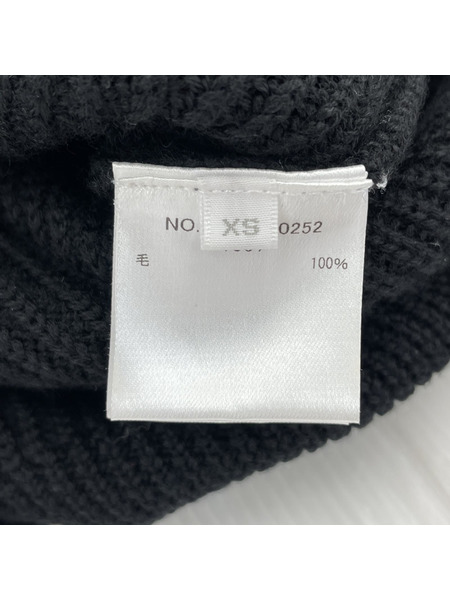 Ron Herman TEN ハイネックリブニット/BLK/XS