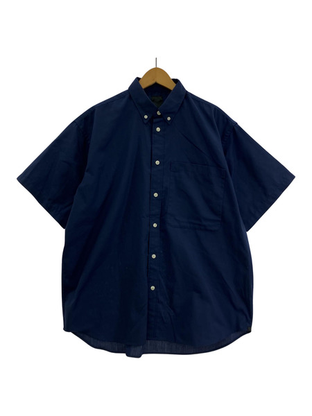 DAIWA PIER39 TECH BUTTON DOWN SHIRT S/S OX S NVY BE-84024