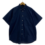 DAIWA PIER39 TECH BUTTON DOWN SHIRT S/S OX S NVY BE-84024