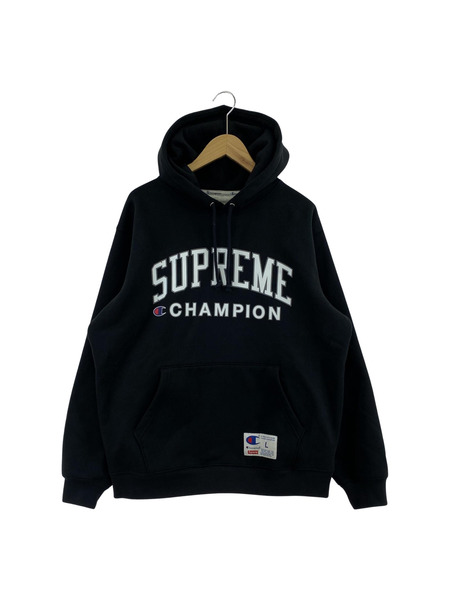 Supreme×Champion 17SS Hooded Sweatshirt（L）BLK