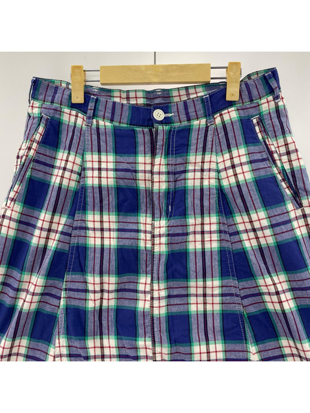 COMME des GARCONS HOMME PLUS チェック柄サルエルパンツ XS マルチ