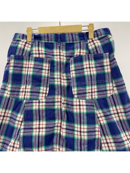COMME des GARCONS HOMME PLUS チェック柄サルエルパンツ XS マルチ