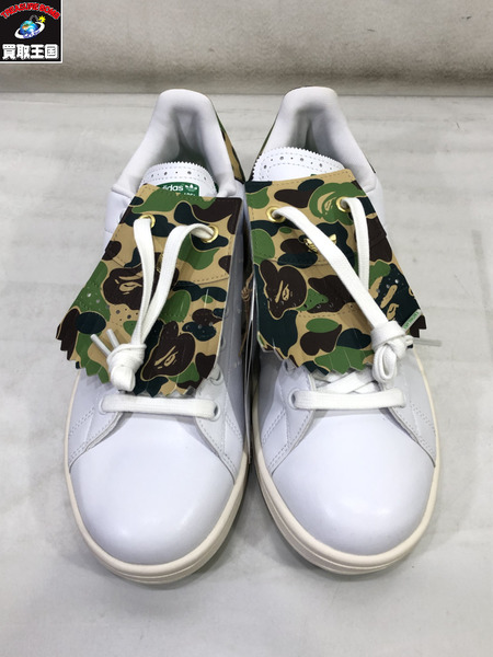 BAPE×adidas/Stan Smith/25.5cm/白/ベイプ×アディダス