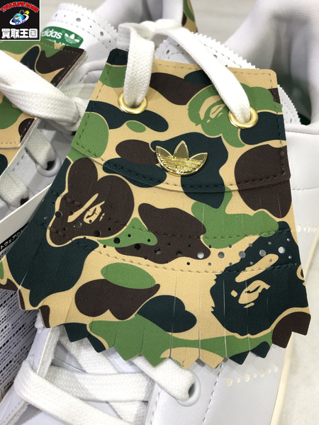 BAPE×adidas/Stan Smith/25.5cm/白/ベイプ×アディダス