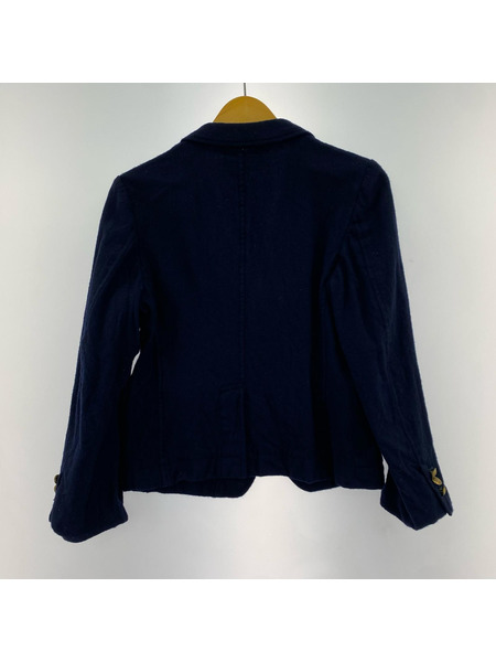 tricot COMME des GARCONS  11年 ウール縮絨 金釦 紺 (S)