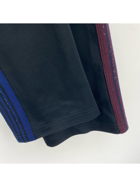Needles トラックパンツ S ブラック×ボルドー ネイビー
