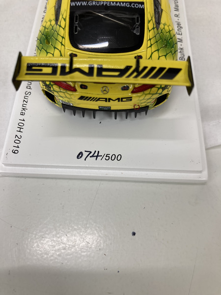 スパーク 1/43 メルセデスAMG GT3 AMG チーム GruppeM Suzuka 10H 2019