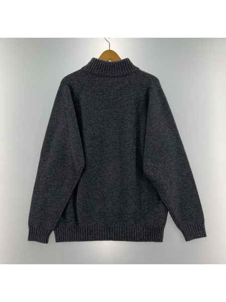 ATON WOOL KANOKO MOCKNECK SWEATER 4 グレー