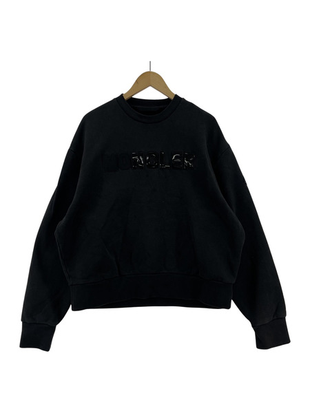 MONCLER/Logo Crewneck/S/ブラック/I20918G00012 809KX