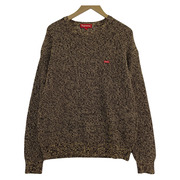 Supreme 21AW Small Box Logo Melange Rib Knit Sweater M