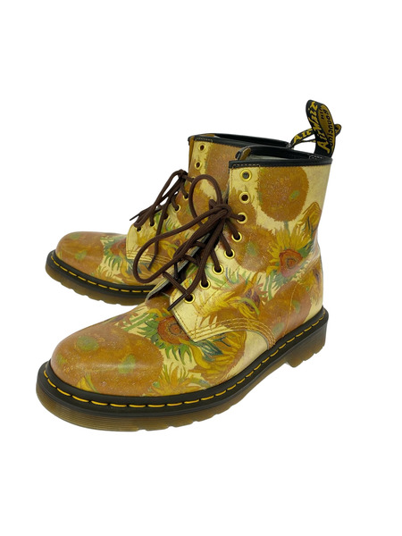 Dr.Martens ブーツ ゴッホ ヒマワリ 8ホールブーツ UK8