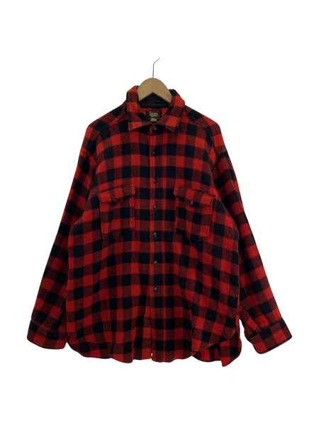 60'S WOOLRICH チェックシャツ (-)