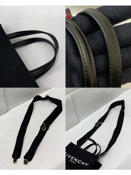 GIVENCHY Gトート ミニ ブラック 箱なし ジバンシィ G-TOTE MINI トートバッグ ショルダーバッグ ハンドバッグ