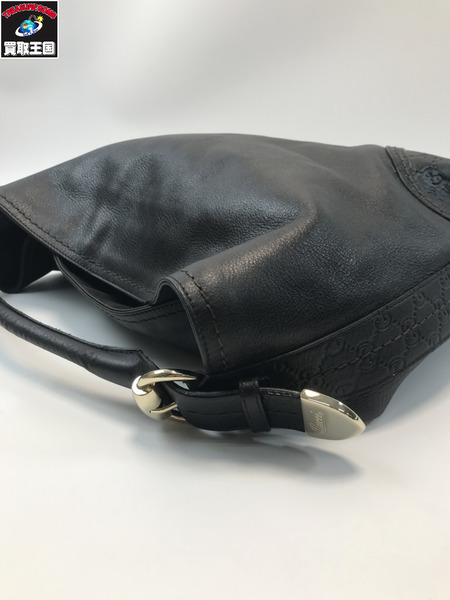 GUCCI グッチ 181514 グッチシマ ワンショルダーバック ブラック レザー