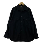 AURALEE 19AW WOOL MAX GABAGINE SHIRT 4 A9AS03MX