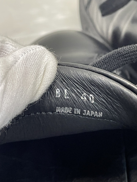 YOAK STANLEY レザースニーカー 40 ブラック